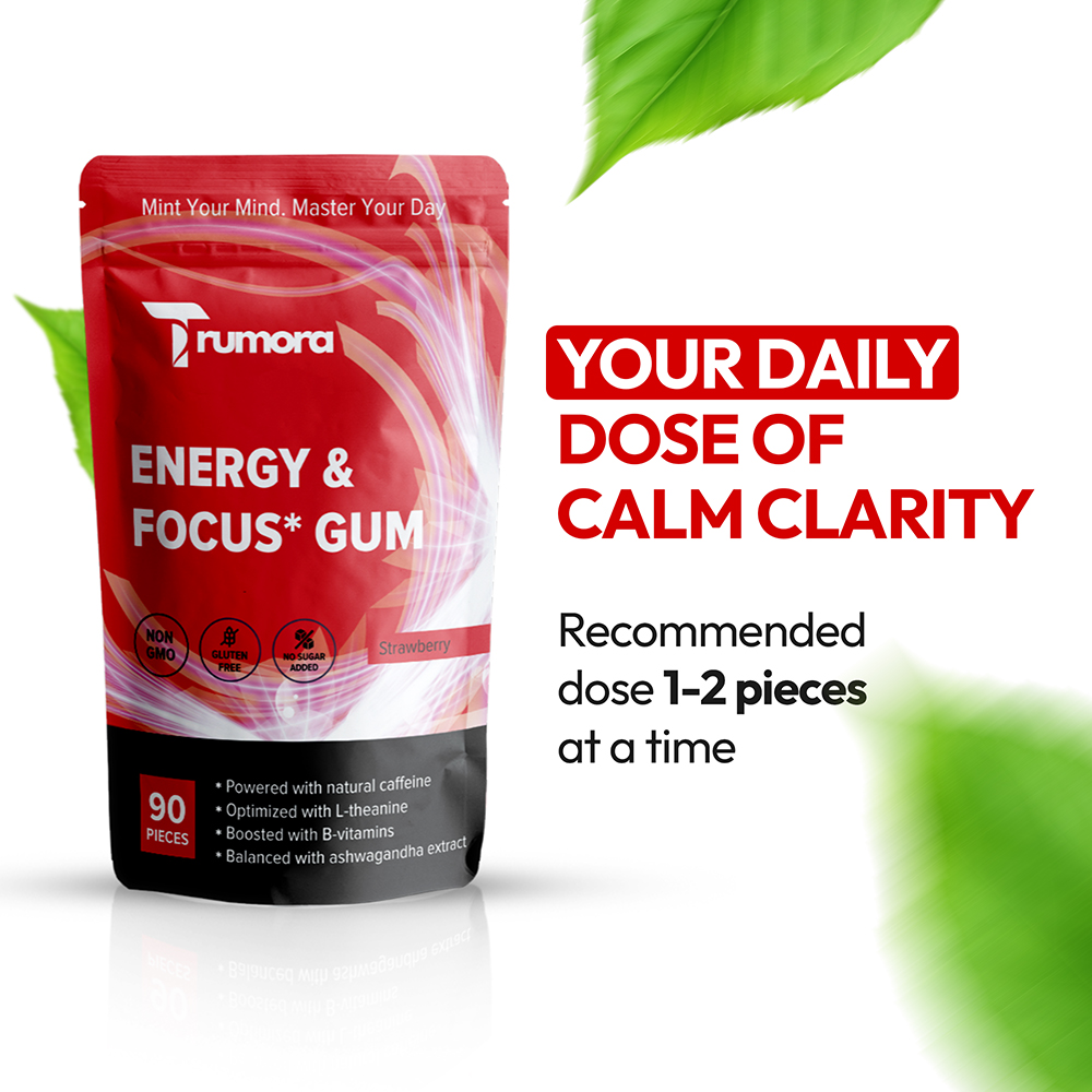 Trumora Focus & Energy™ Gum