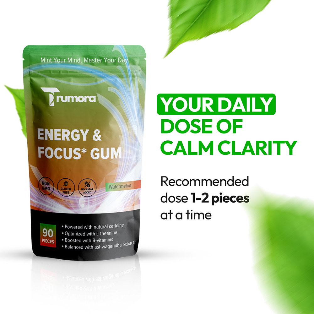 Trumora Focus & Energy™ Gum