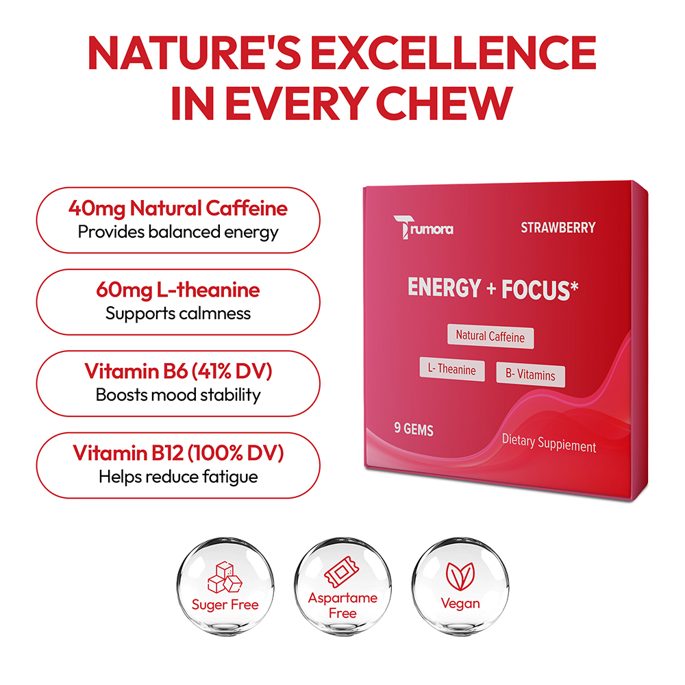 Trumora Energy & Focus™-Strawberry