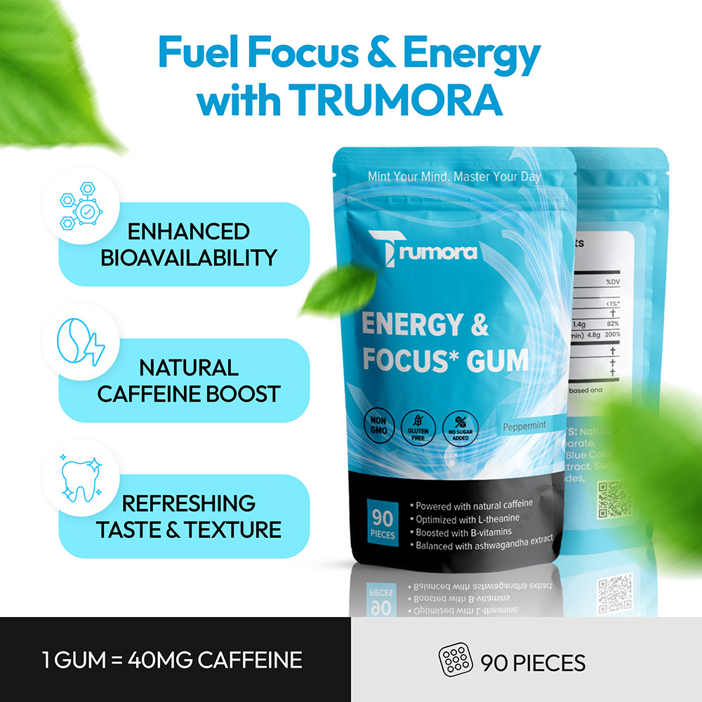 Trumora Focus & Energy™ Gum