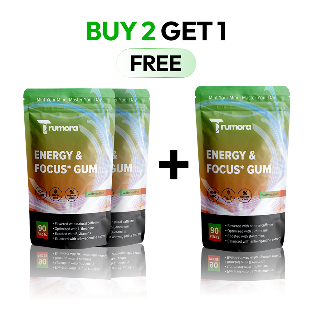 Trumora Focus & Energy™ Gum