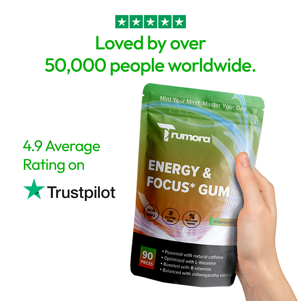 Trumora Focus & Energy™ Gum