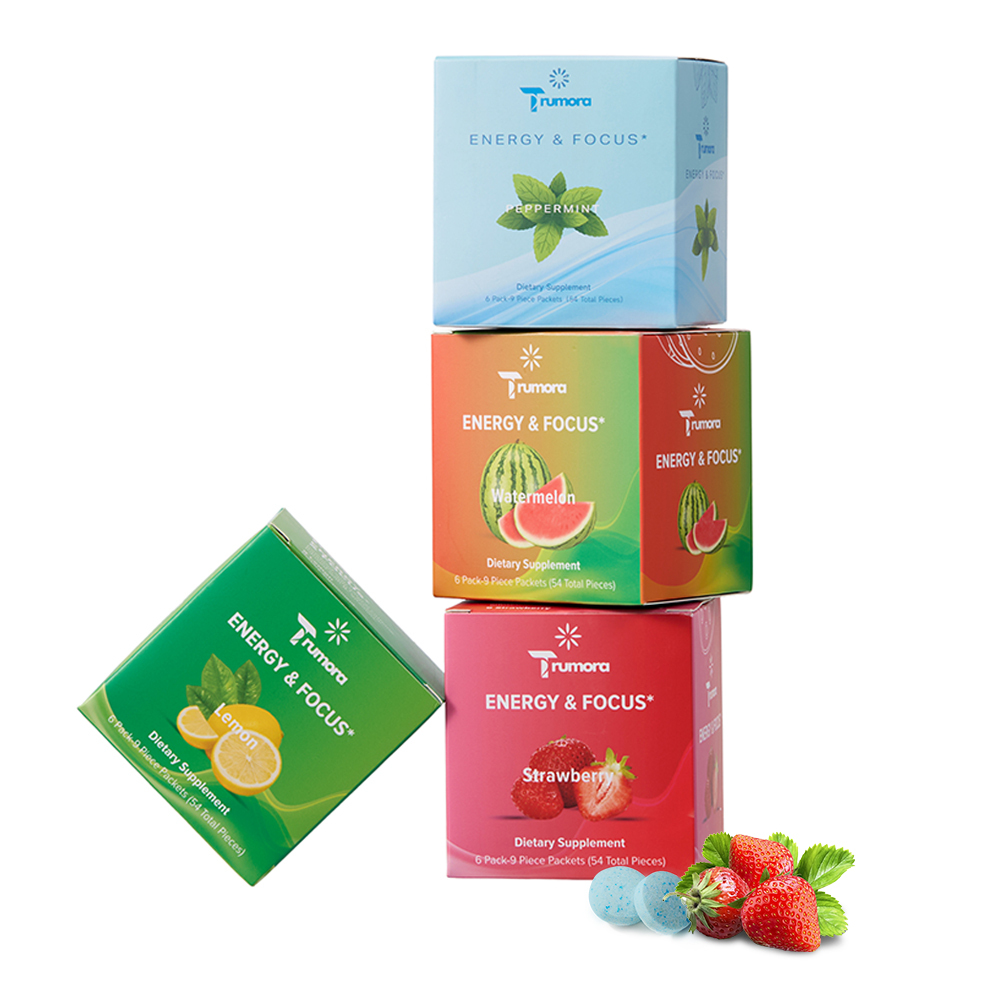 Trumora Gum Bundle-Peppermint, Strawberry & Watermelon