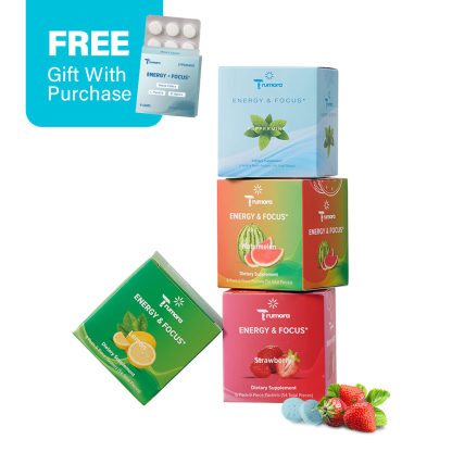 Trumora Gum Bundle-Peppermint, Strawberry & Watermelon-Get a Free Gift!🎁