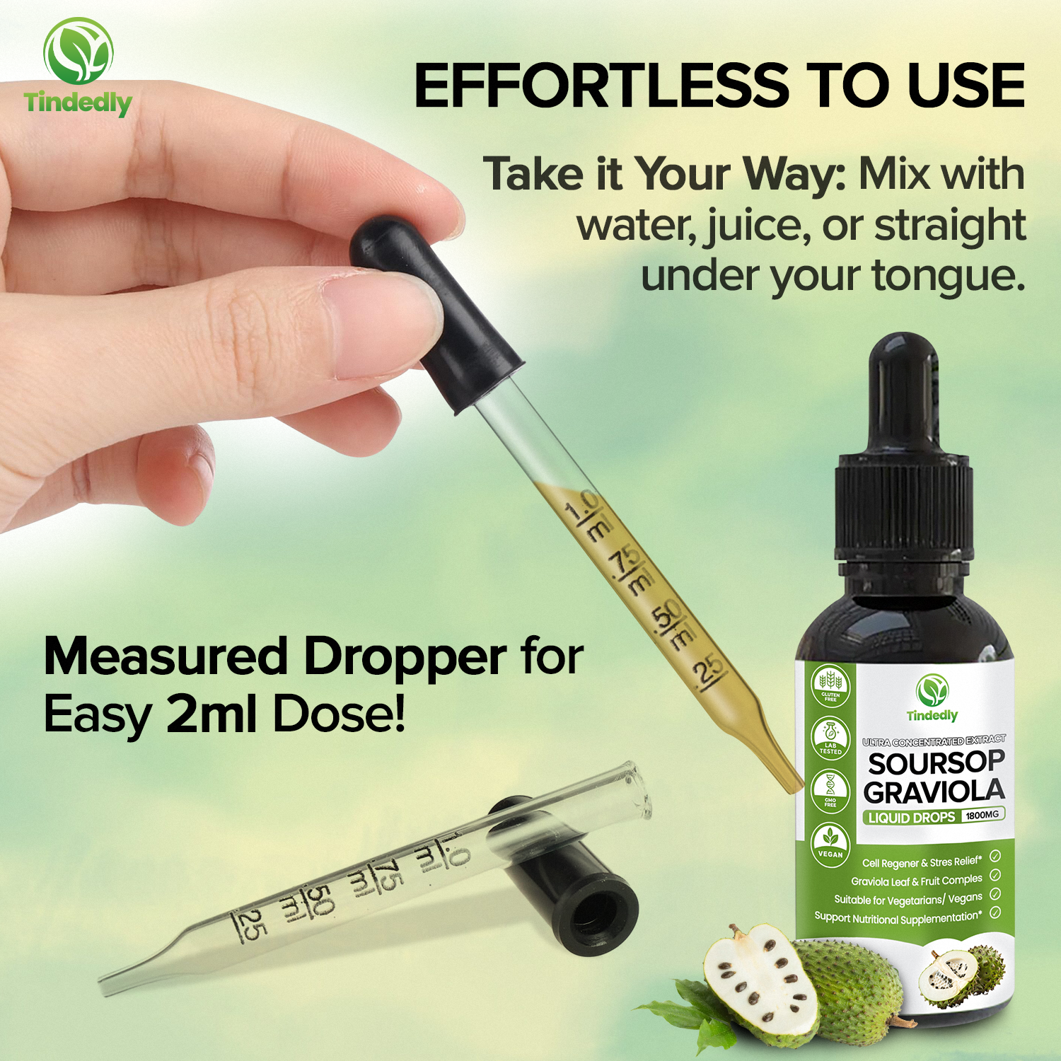 100% Pure Organic Soursop Drop Extract