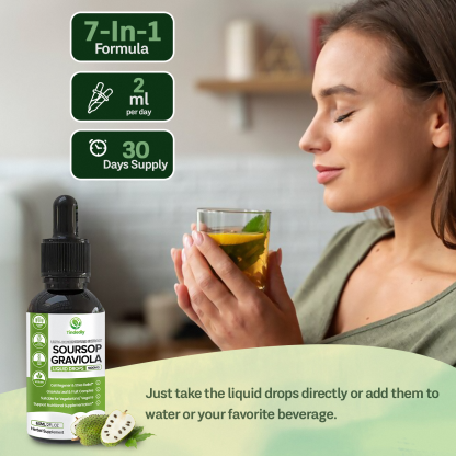 100% Pure Organic Soursop Drop Extract