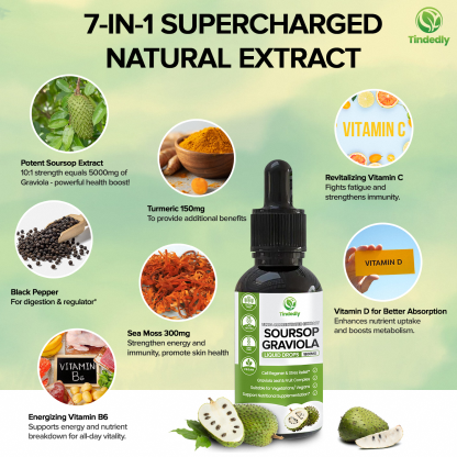 100% Pure Organic Soursop Drop Extract