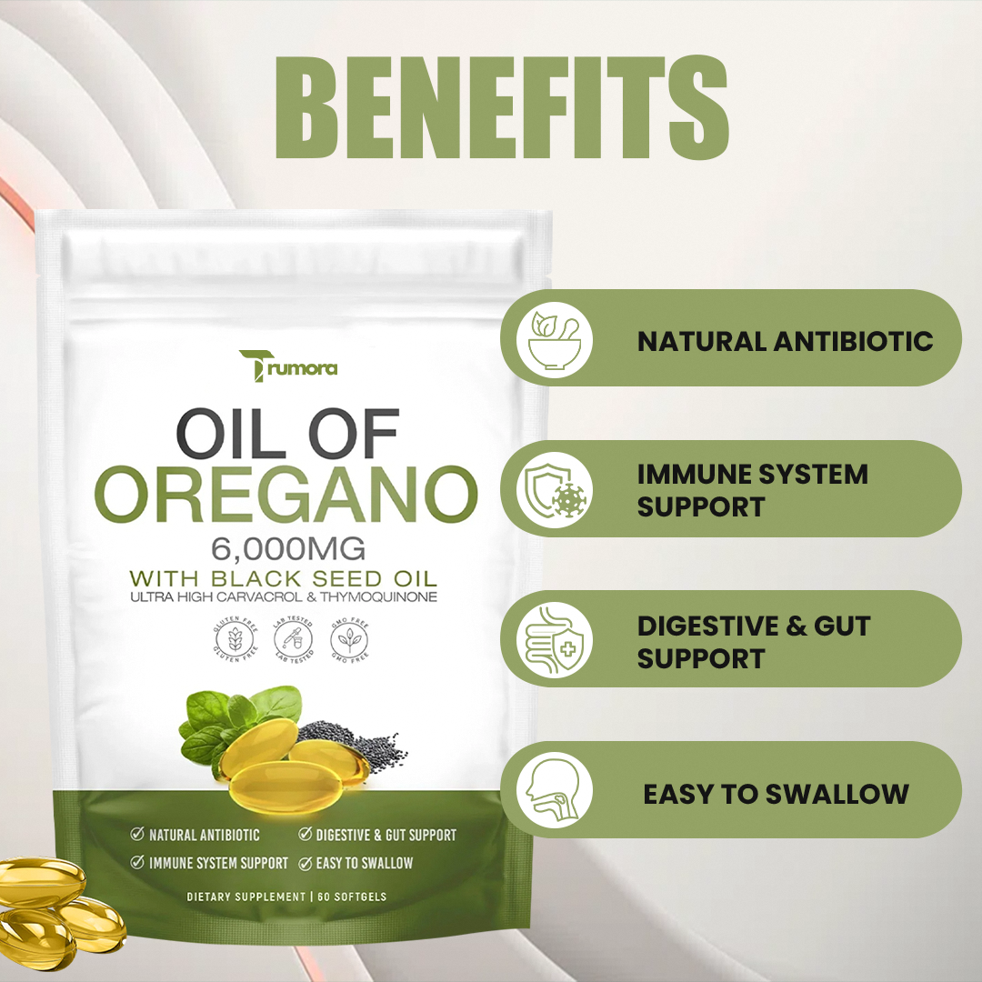 Oil Of Oregano With Black Seed Oil