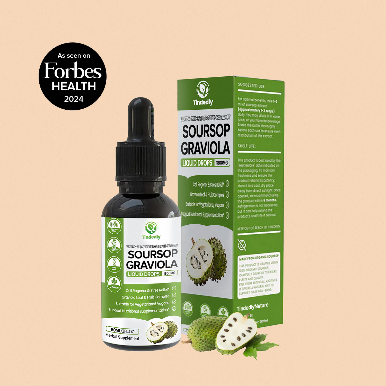100% Pure Organic Soursop Drop Extract