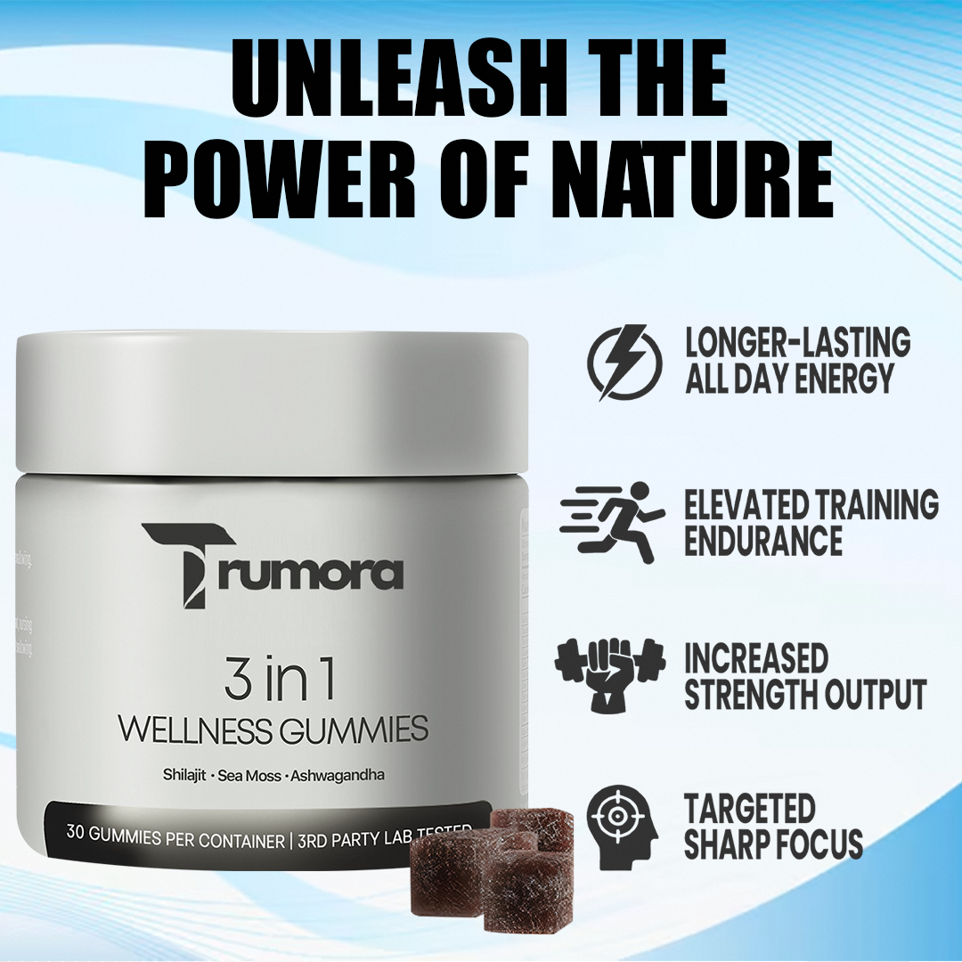 Trumora 3 in 1 Wellness Gummies