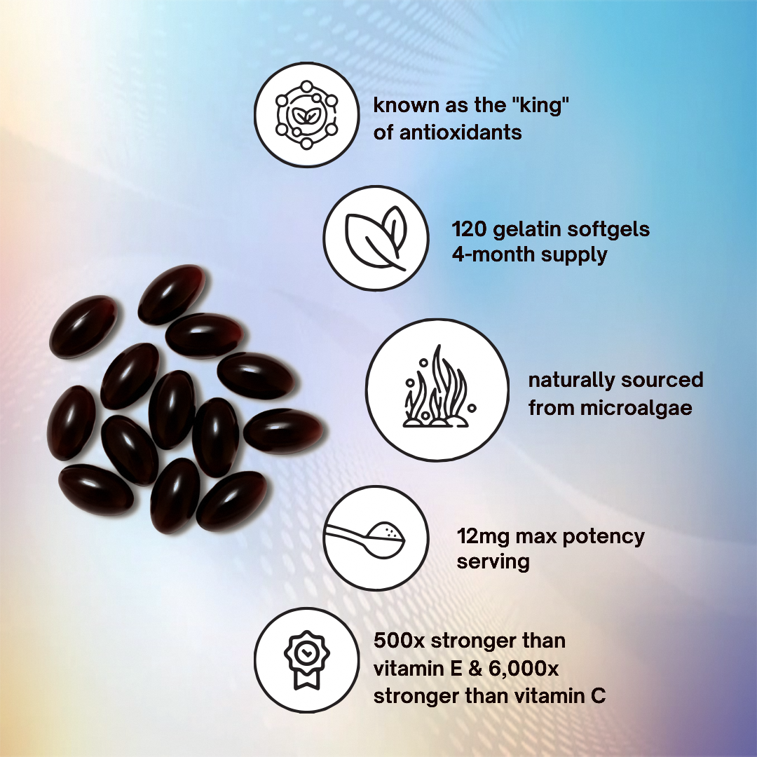 Astaxanthin 12 Mg 120 Softgels