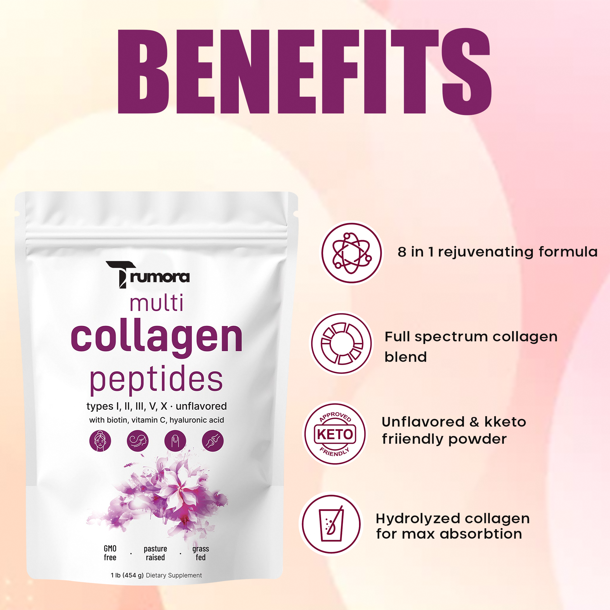 Multi Collagen Peptides Powder 