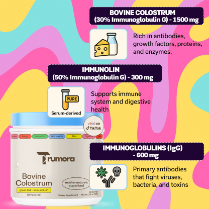 Bovine Colostrum Supplement Powder