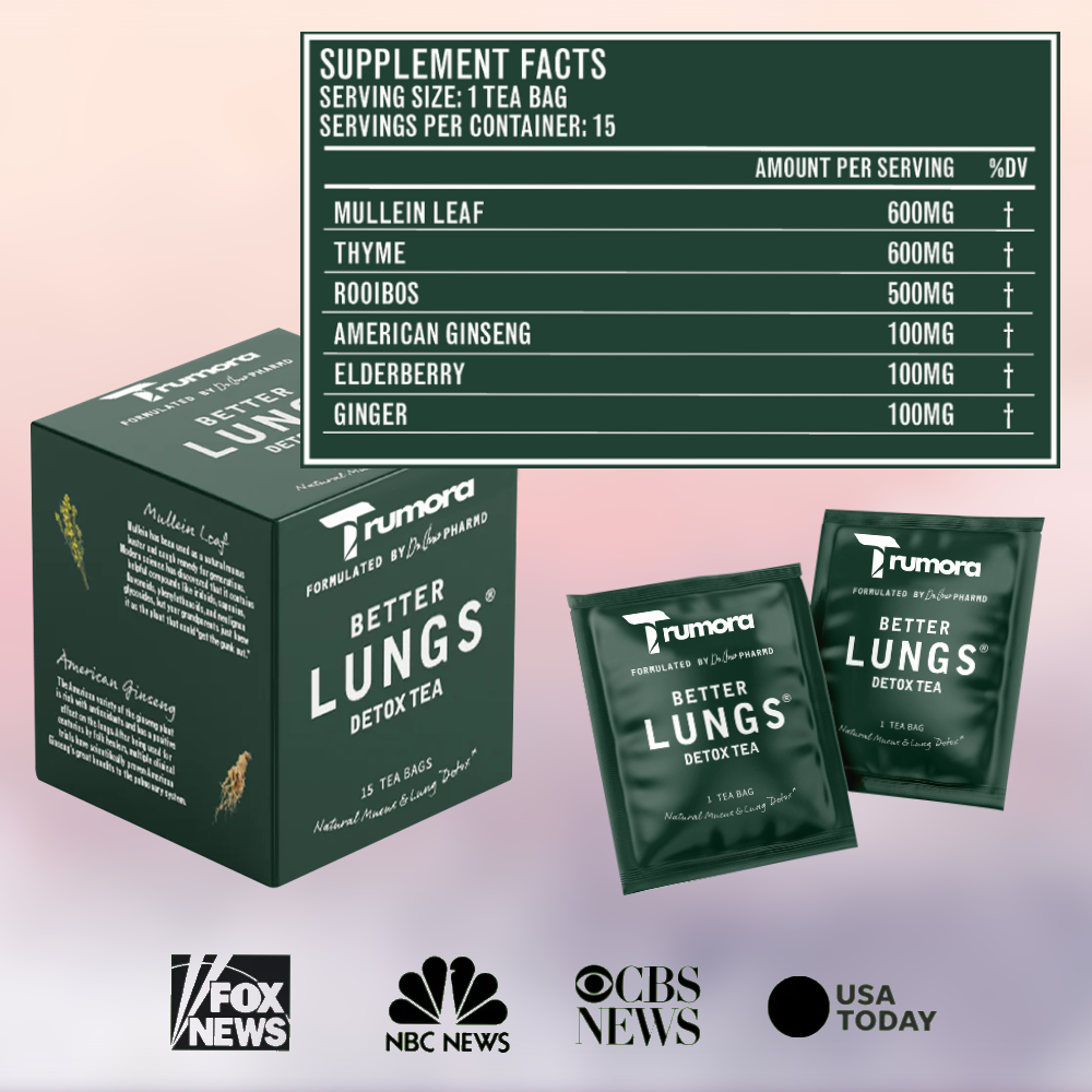 Mullein Detox Tea - Better For Lungs 