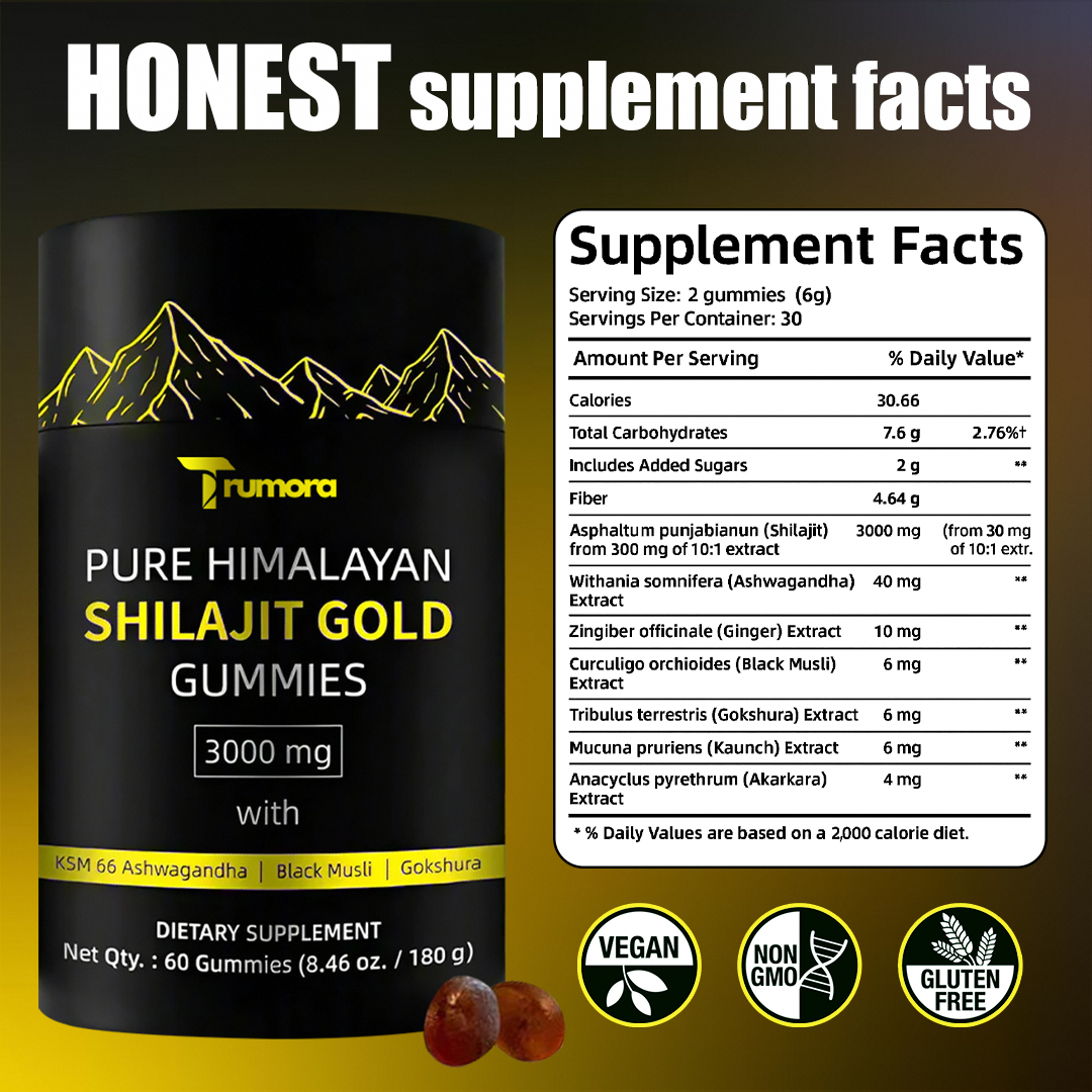 Pure Himalayan ShiLajit Gold Gummies