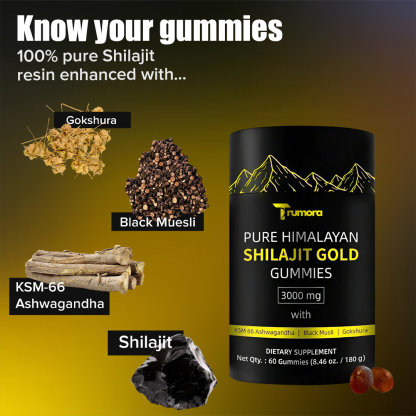 Pure Himalayan ShiLajit Gold Gummies