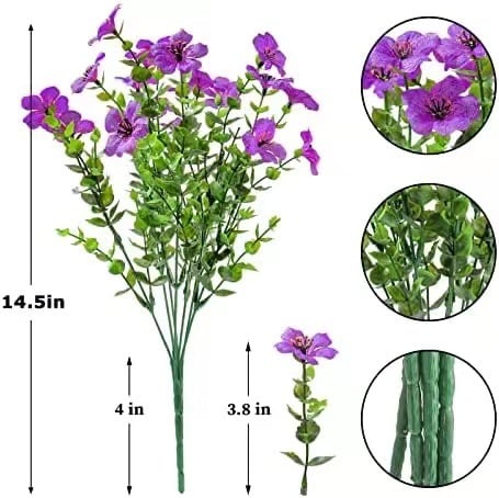 Upgraded High-grade  Material 🌱 Rainproof Lifelike Artificial Flowers With UV-Shield Coating