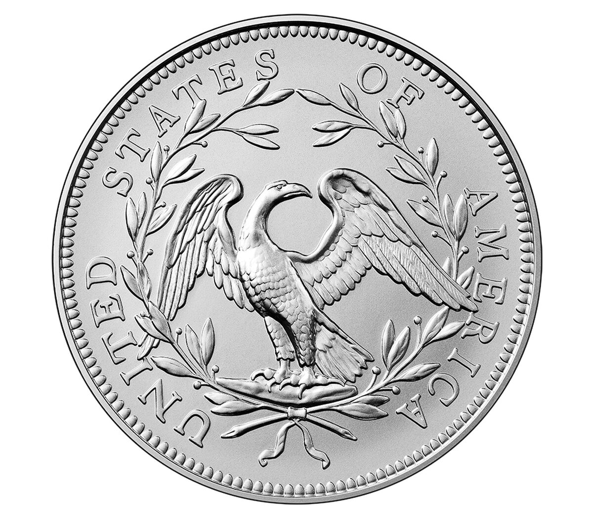 230th Anniversary Flowing Hair Silver Medal