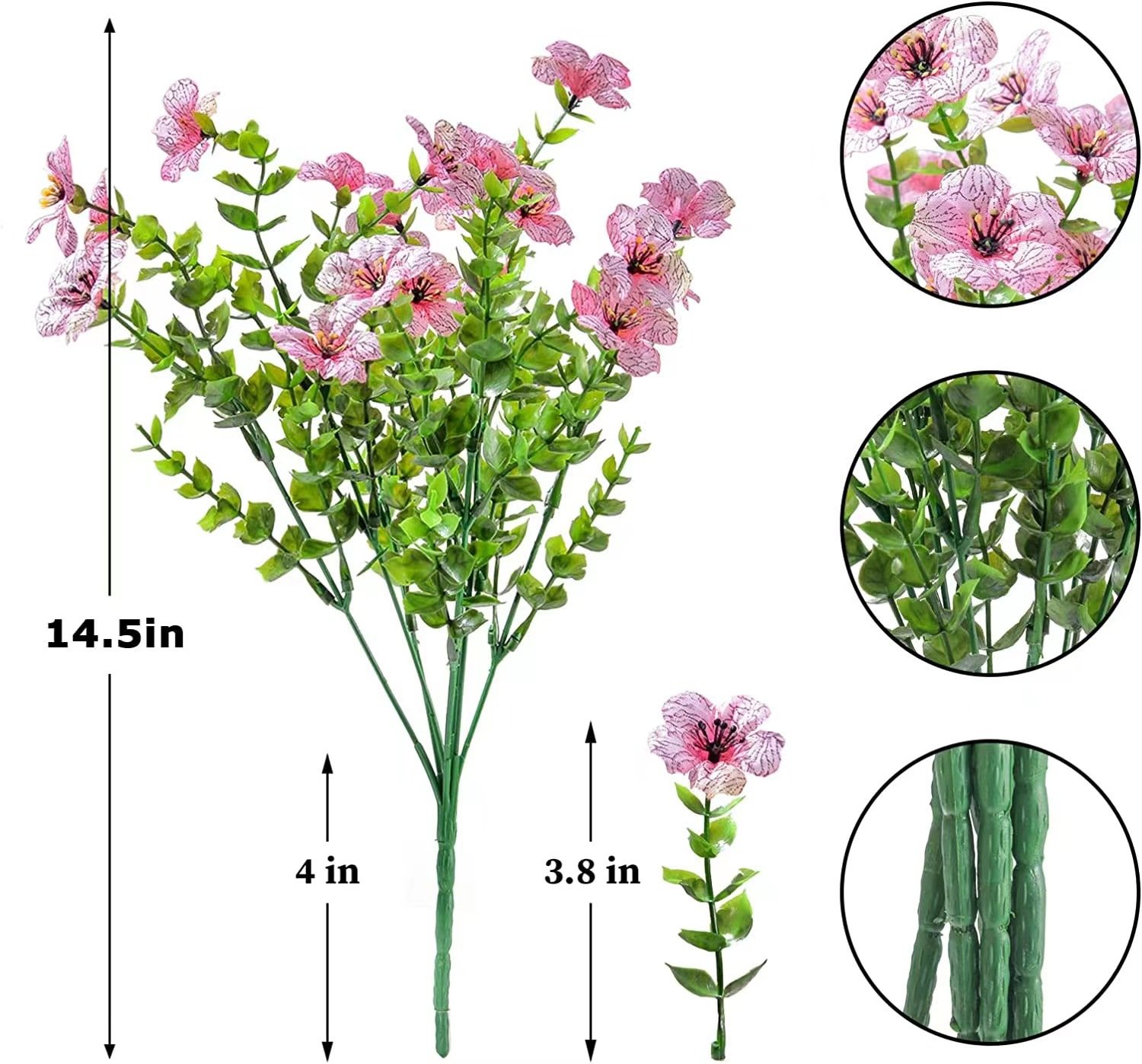 Upgraded High-grade  Material 🌱 Rainproof Lifelike Artificial Flowers With UV-Shield Coating