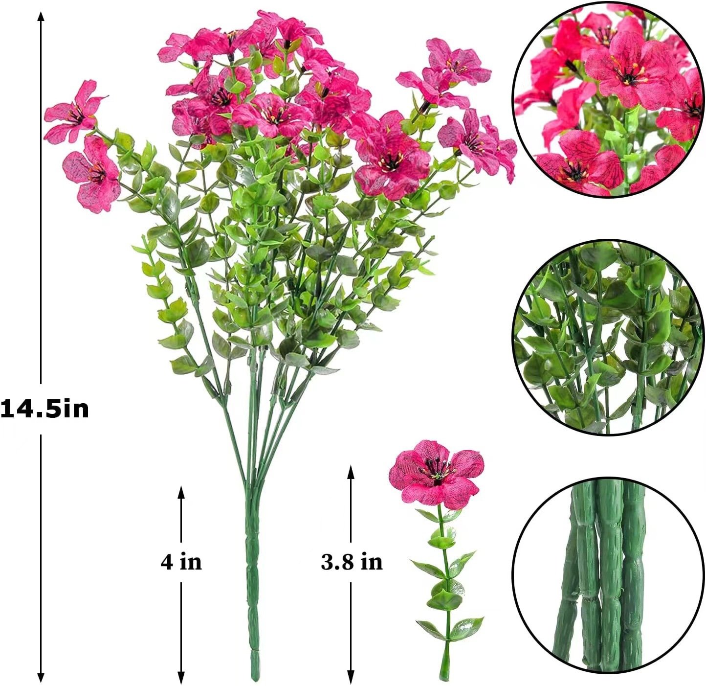 Upgraded High-grade  Material 🌱 Rainproof Lifelike Artificial Flowers With UV-Shield Coating