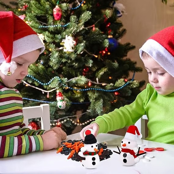 Best Christmas Gift-9Pack Christmas Snowman DIY Craft Kit Suit