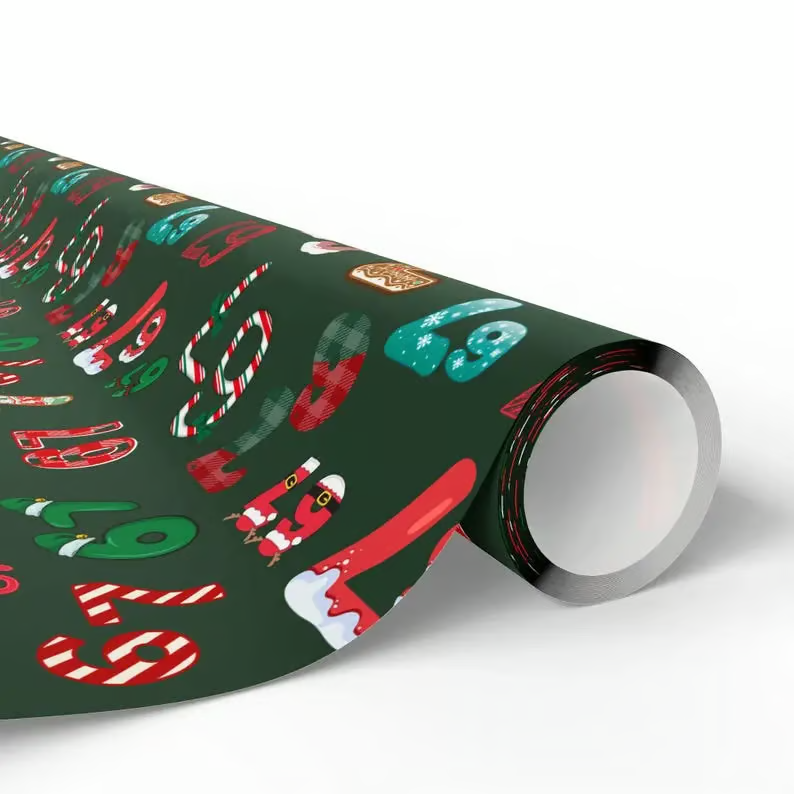 🔥Christmas promotion 49% OFF-🎁67 Meme Christmas Gift Wrap – Wrap Your Presents in Viral Holiday Fun 🎄