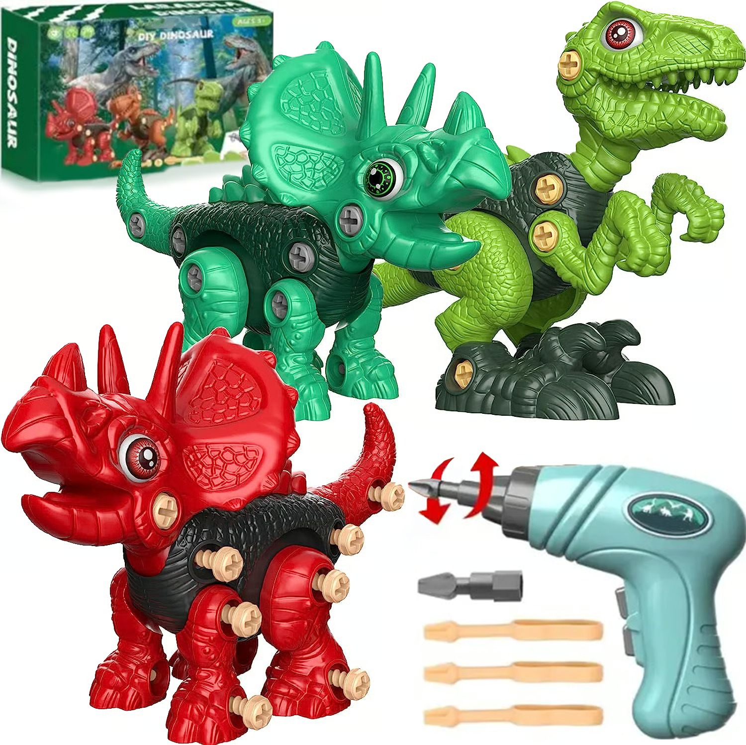 🎁Christmas Gift for Kids Dinosaur Animal Toys Gift for