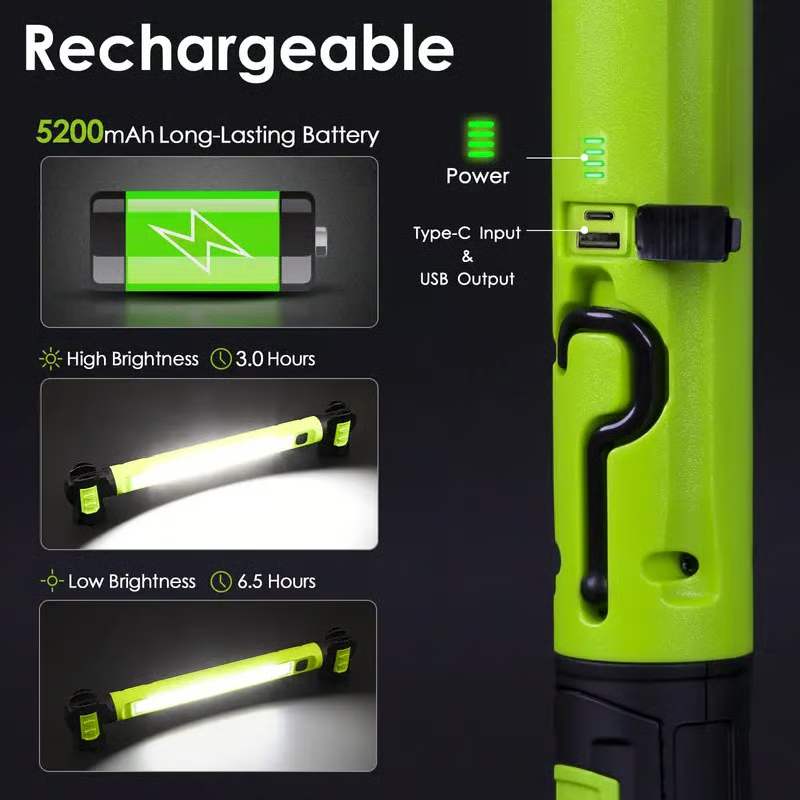 🔥Full Series Upgrade🌟🔦3000 Lumens Rechargeable Work Light — Bright, Tough & Built for Every Job💡