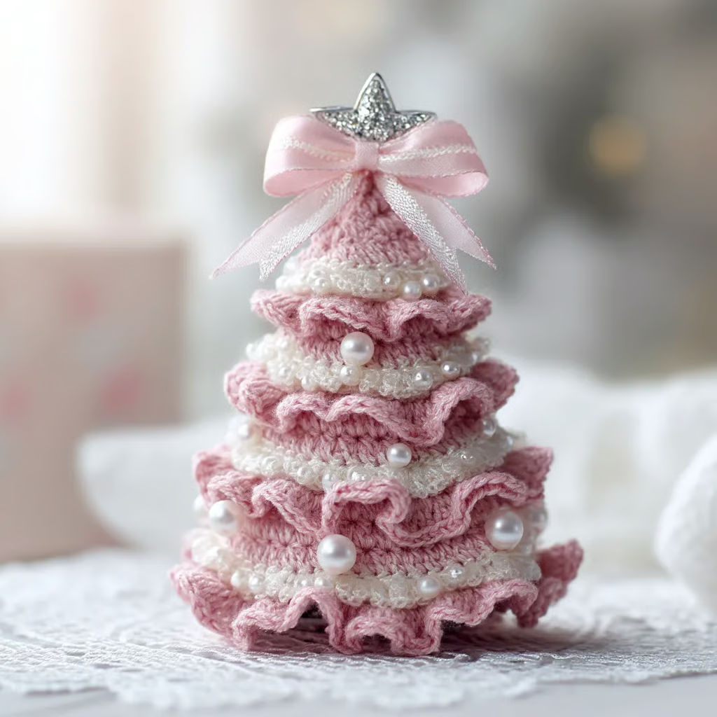 🎄DIY Crochet Christmas Tree Kit – ✨Handmade Holiday Decoration Set