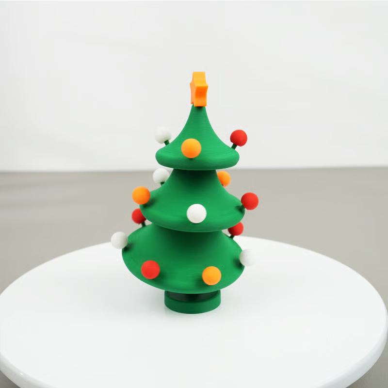 🎄3D Printed Dancing Christmas Tree Decompression Toy: Festive Fun & Stress Relief in One!