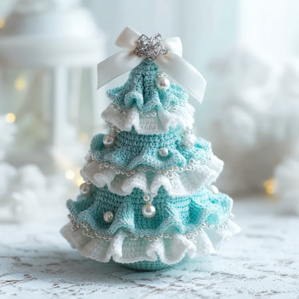 🎄DIY Crochet Christmas Tree Kit – ✨Handmade Holiday Decoration Set