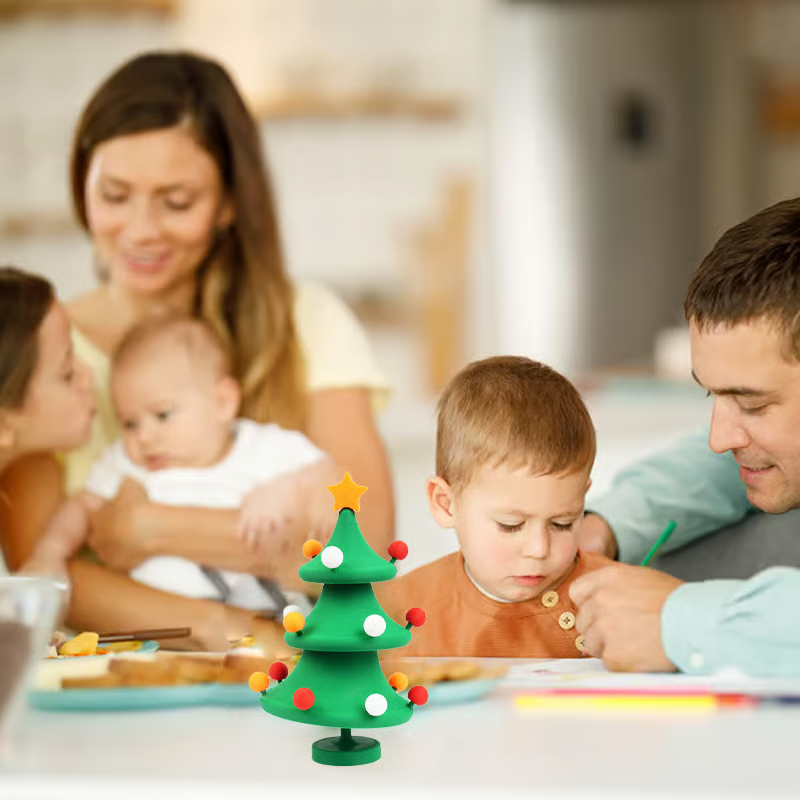 🎄3D Printed Dancing Christmas Tree Decompression Toy: Festive Fun & Stress Relief in One!