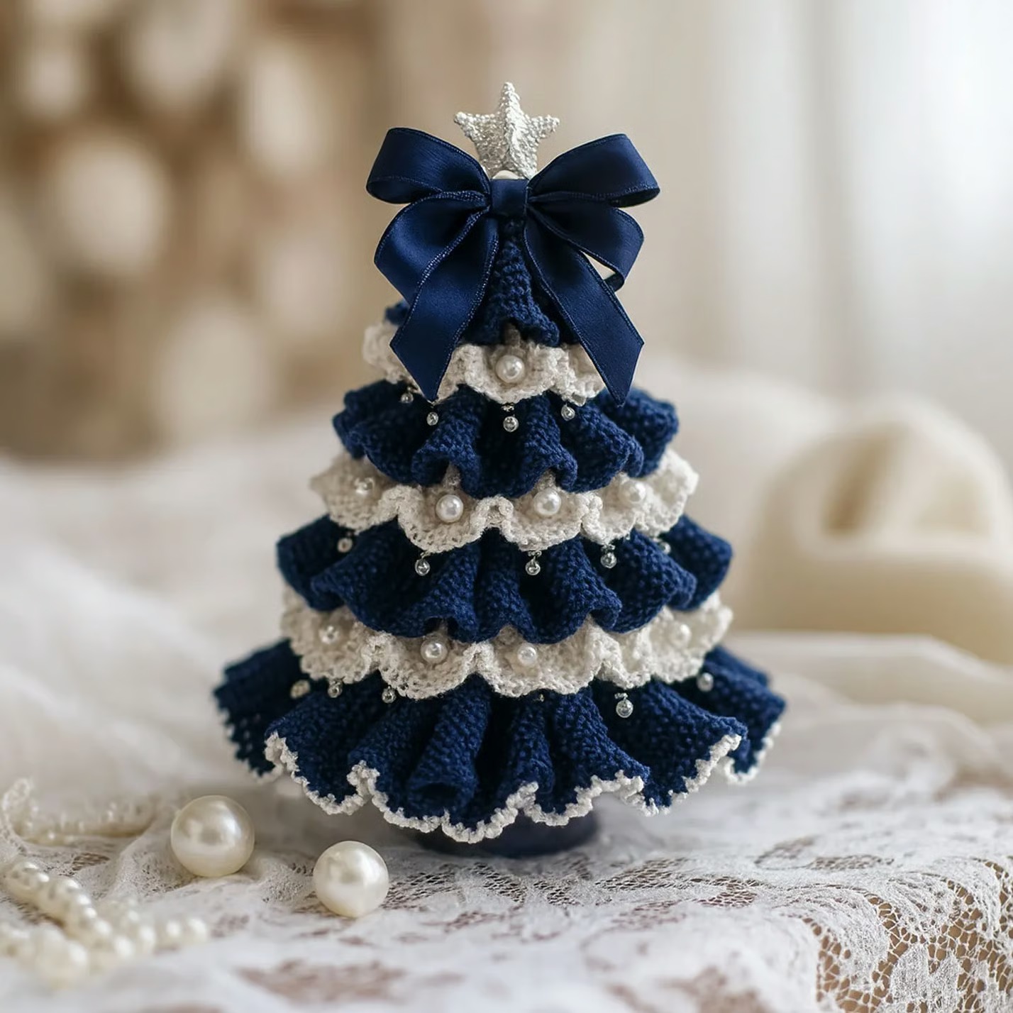 🎄DIY Crochet Christmas Tree Kit – ✨Handmade Holiday Decoration Set