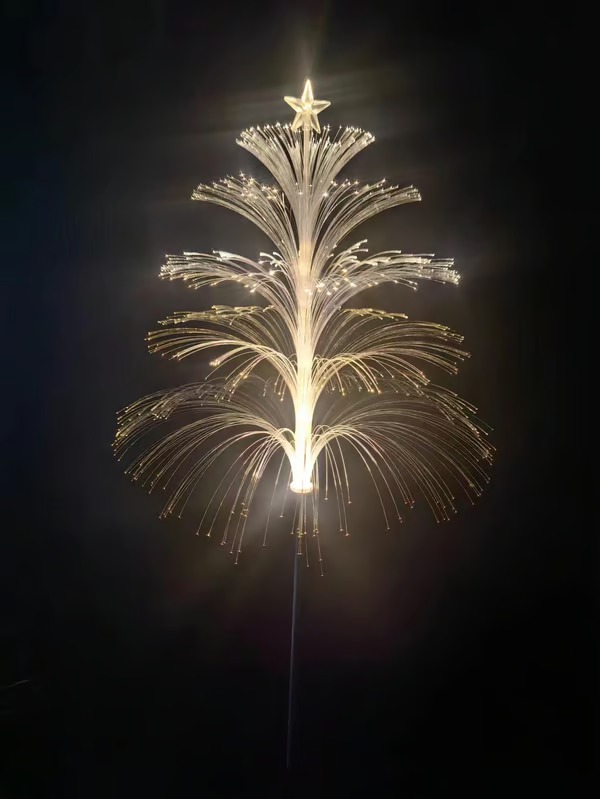 Seven Colors Gradient Solar Christmas Tree Lights