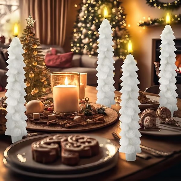 Funtery Flameless Taper Candles 🕯