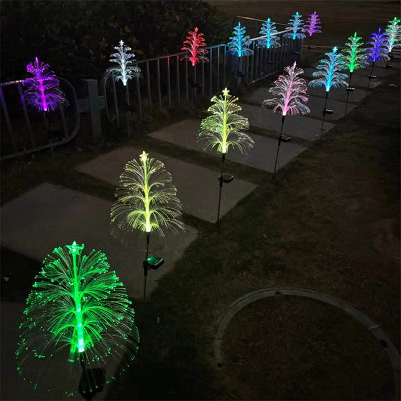 Seven Colors Gradient Solar Christmas Tree Lights