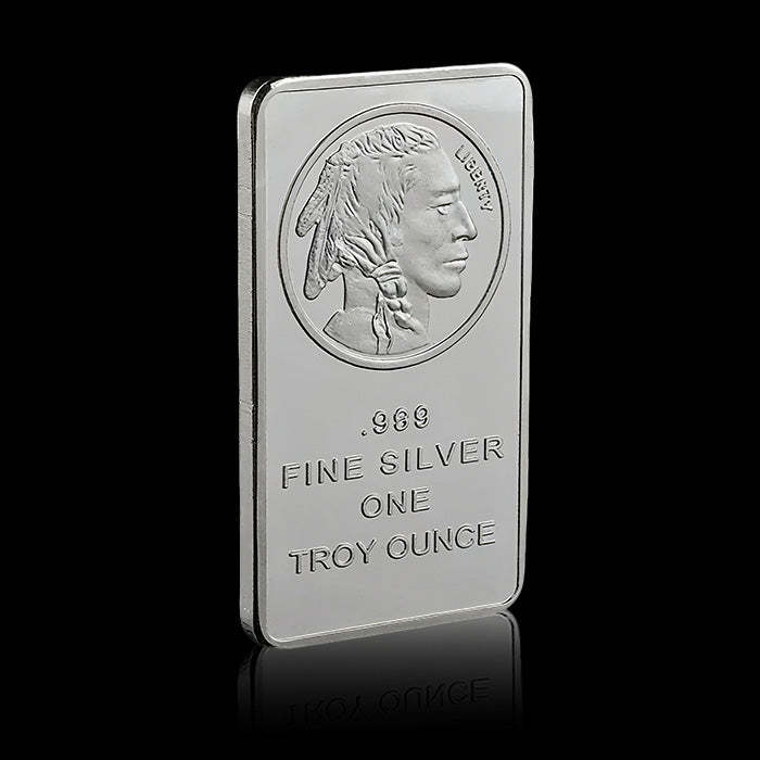 10 oz Silvertowne Mint Buffalo Silver Bar