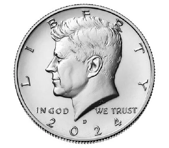2024 P&D Kennedy Half Dollar 2 Coin Set Uncirculated US Mint *IN STOCK*