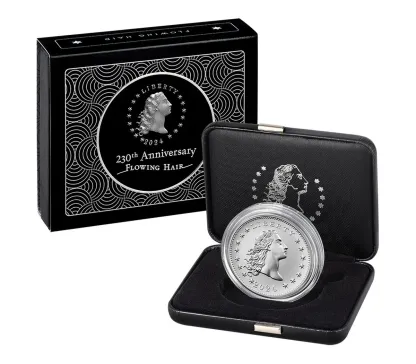 230th Anniversary Flowing Hair Silver Medal