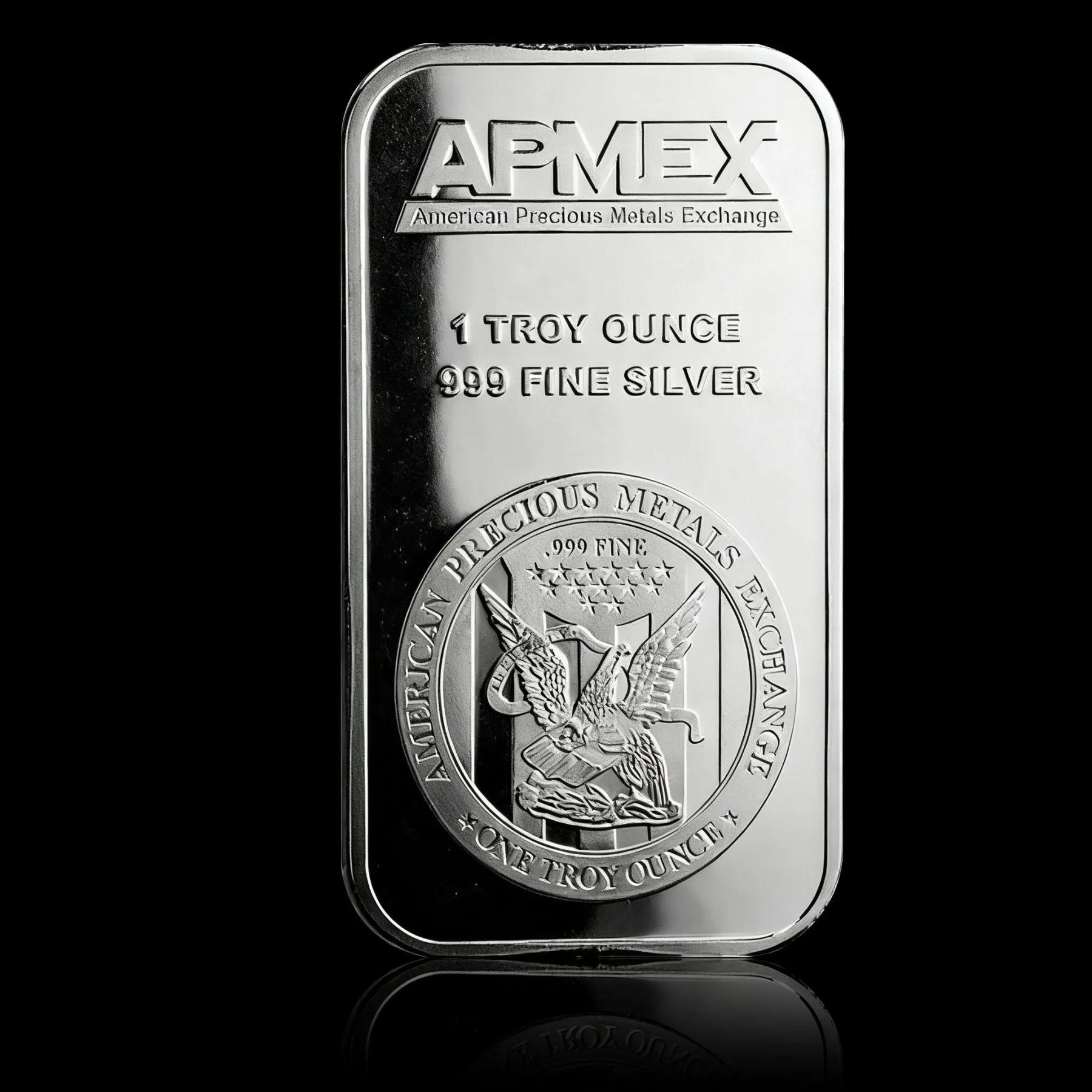 🦅APMEX 1 oz .999 Fine Silver Bar – American Eagle Heritage for Collectors