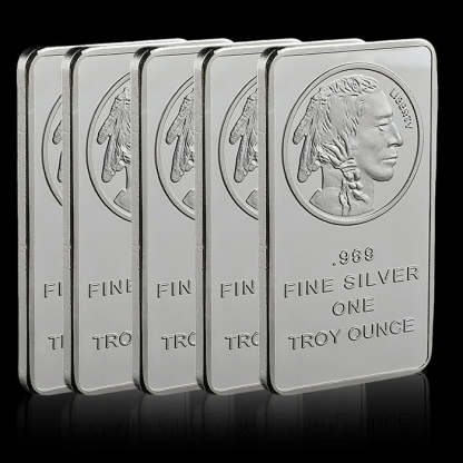 10 oz Silvertowne Mint Buffalo Silver Bar