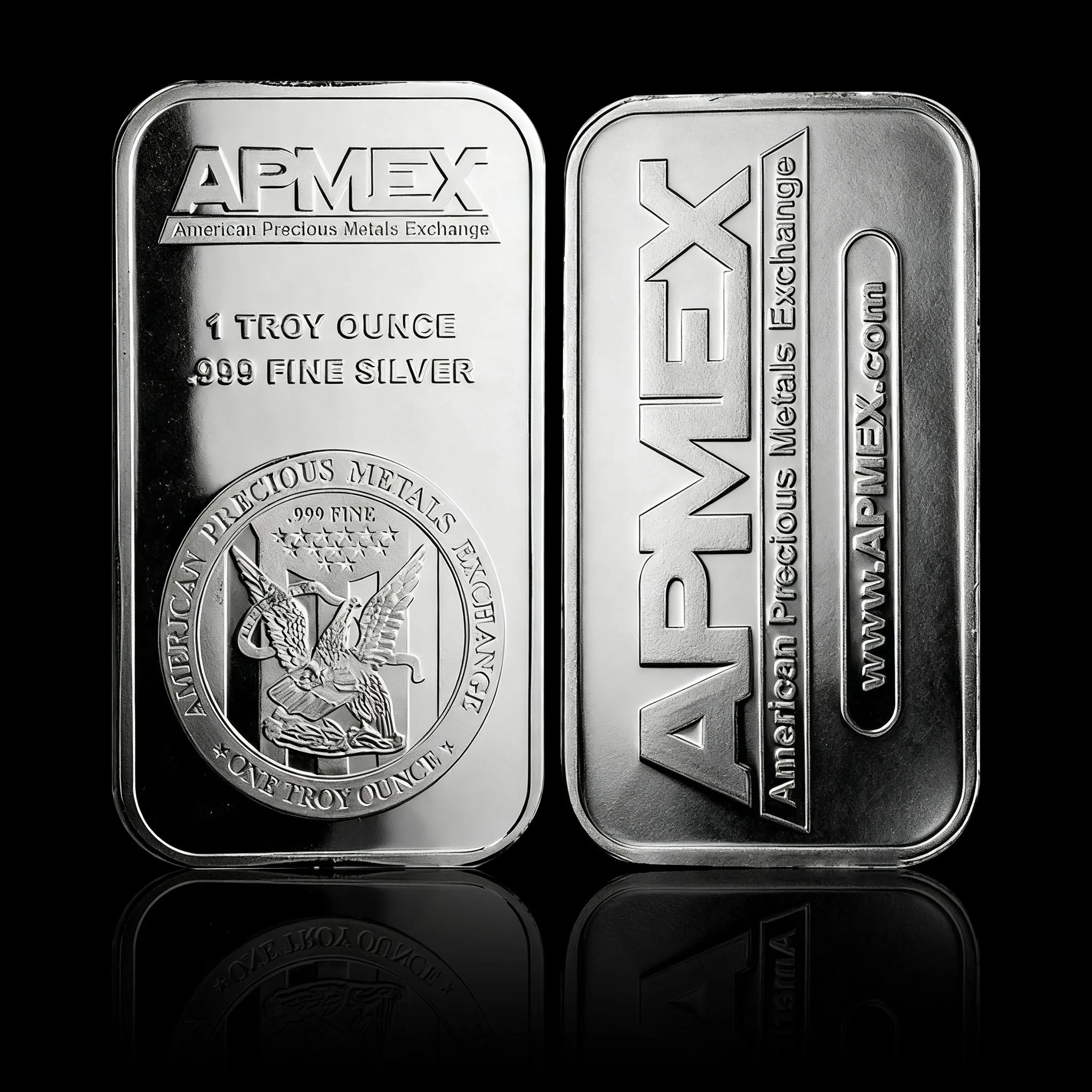 🦅APMEX 1 oz .999 Fine Silver Bar – American Eagle Heritage for Collectors