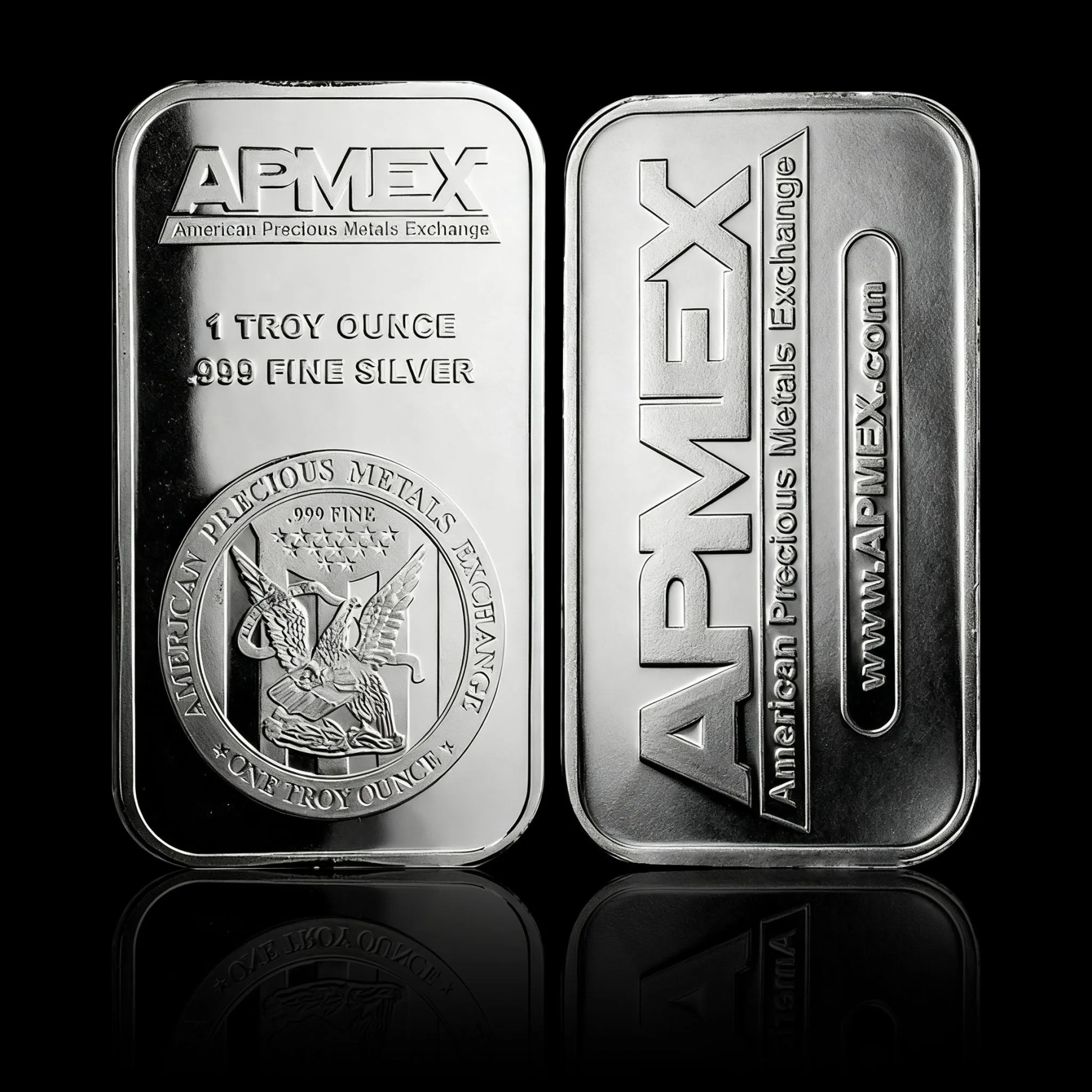 🦅APMEX 1 oz .999 Fine Silver Bar – American Eagle Heritage for Collectors