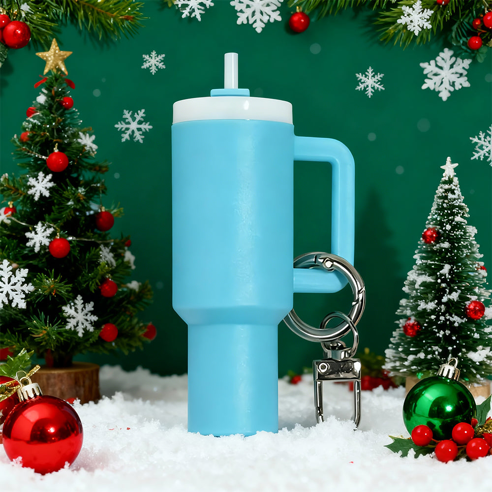 🔥CHRISTMAS HOT SALE🔥Cute Mini Tumbler Ornament Keychain 💸
