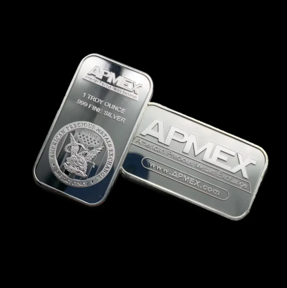 🦅APMEX 1 oz .999 Fine Silver Bar – American Eagle Heritage for Collectors