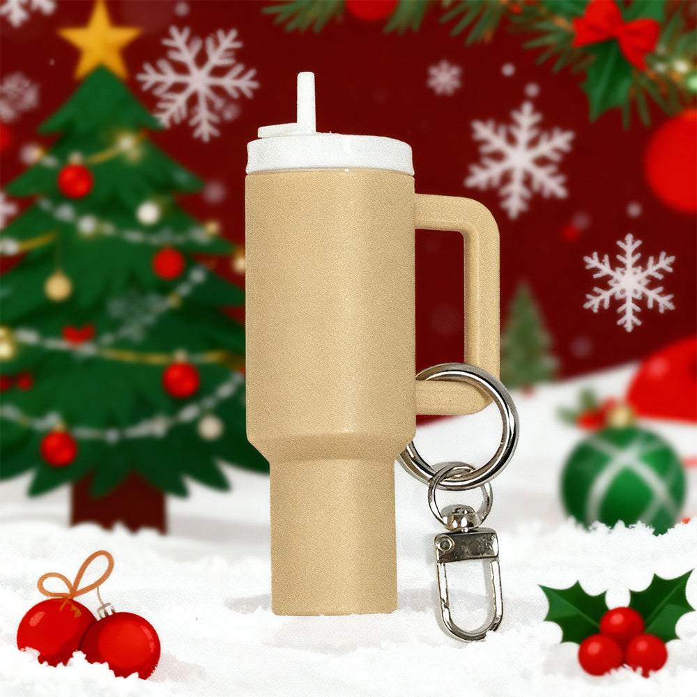 🔥CHRISTMAS HOT SALE🔥Cute Mini Tumbler Ornament Keychain 💸