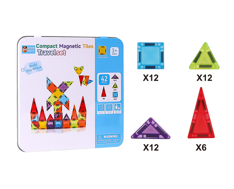 🎁🔥🧲 Children's Magnetic Building Blocks – STEM Educational Toys