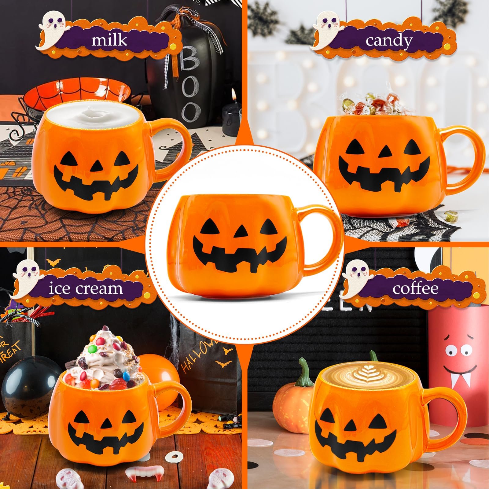 12 oz Halloween Pumpkin Mug