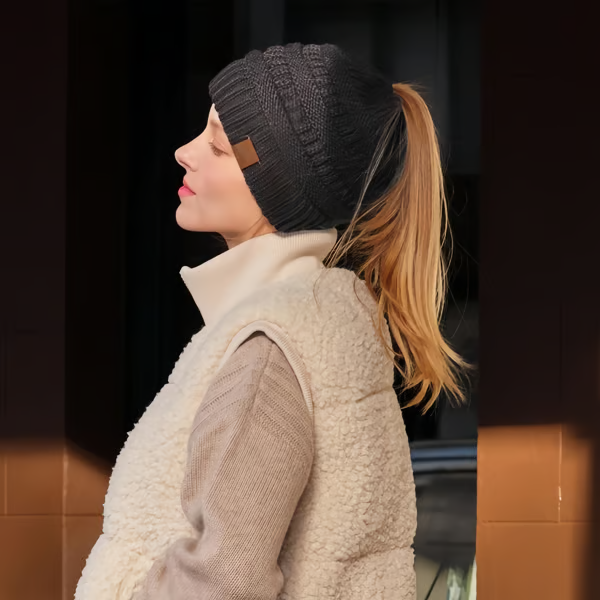 Women's Ponytail Beanie Hat