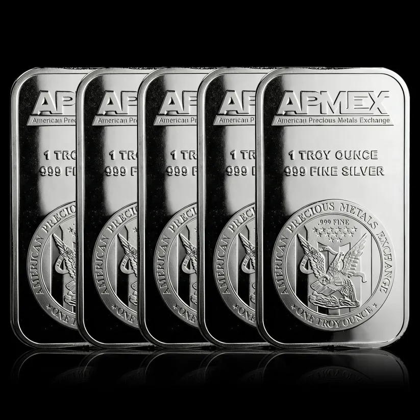 🦅APMEX 1 oz .999 Fine Silver Bar – American Eagle Heritage for Collectors